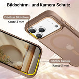 iPhone 17 Pro Max Hülle mit MagSafe, stoßabsorbierendem Material, erhöhtem Kameraschutz und schlankem Frame-Design in verschiedenen Farben