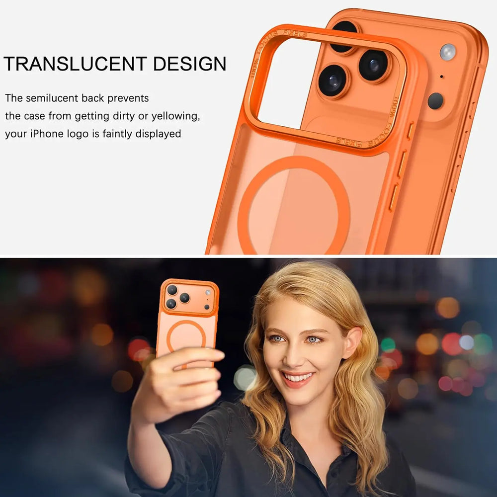 iPhone 17 Pro Max Hülle mit MagSafe, stoßabsorbierendem Material, erhöhtem Kameraschutz und schlankem Frame-Design in verschiedenen Farben