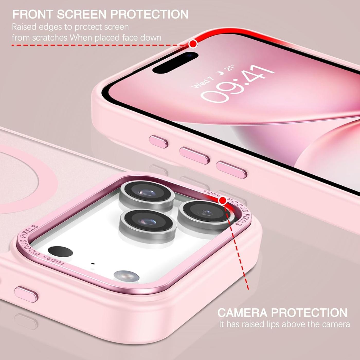iPhone 18 Pro Max - MagSafe Hülle Matt Transparent