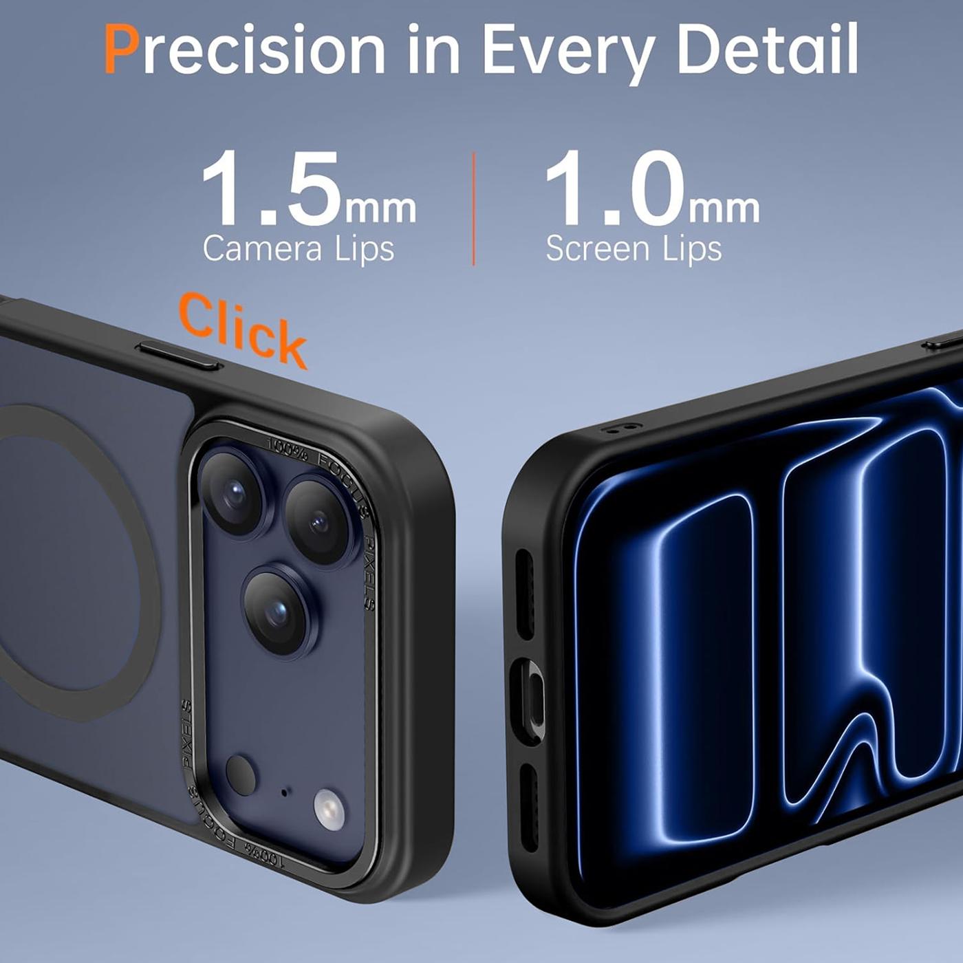 iPhone 18 Pro Max - MagSafe Hülle Matt Transparent