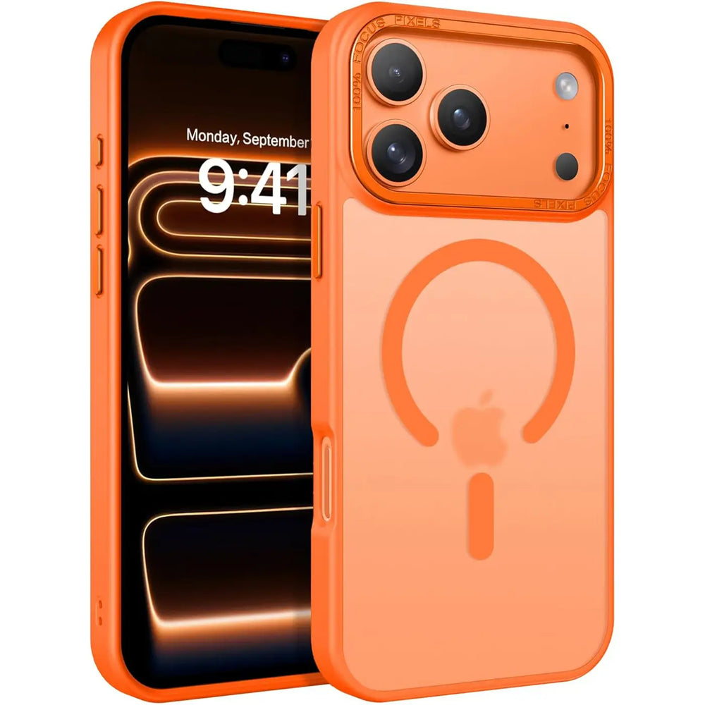 iPhone 17 Pro Hülle mit MagSafe, stoßabsorbierendem Material, erhöhtem Kameraschutz und schlankem Frame-Design in verschiedenen Farben