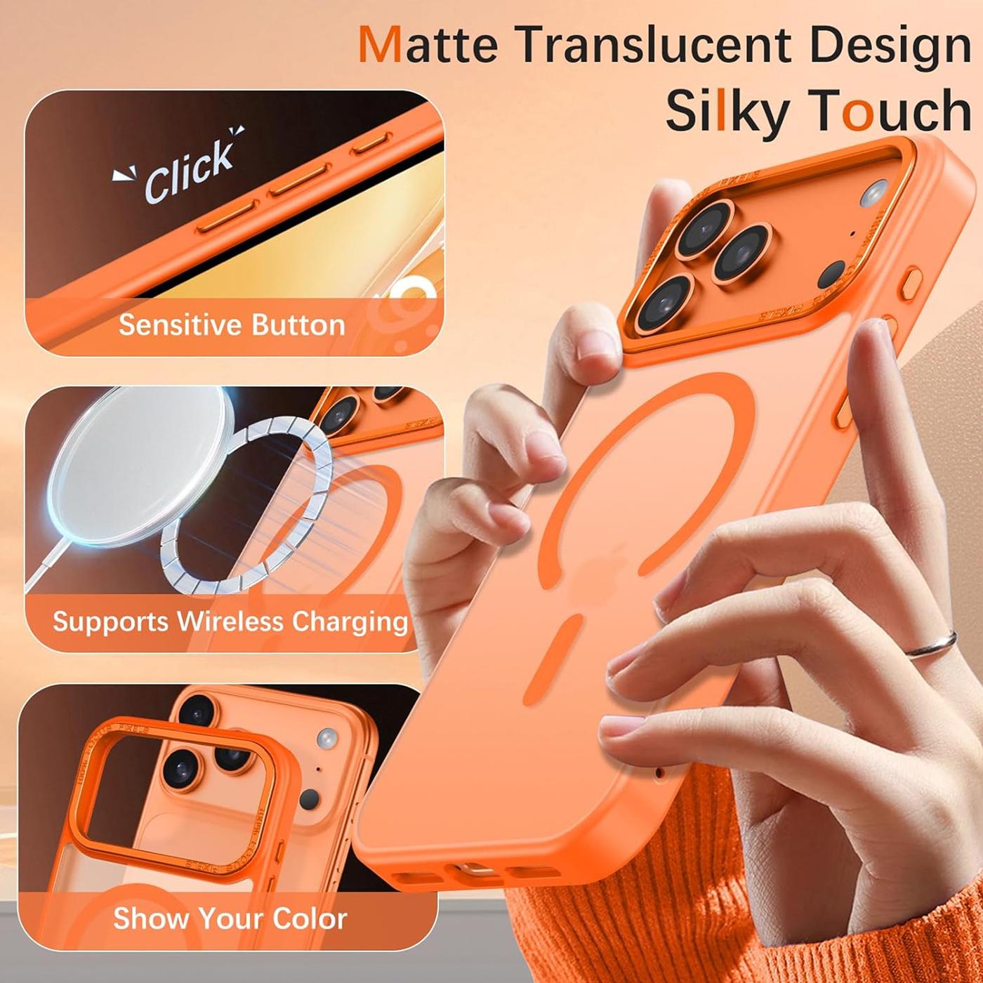 iPhone 18 Pro - MagSafe Hülle Matt Transparent