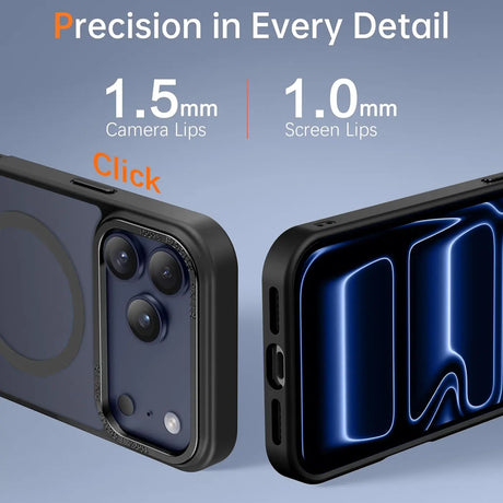 iPhone 17 Pro Hülle mit MagSafe, stoßabsorbierendem Material, erhöhtem Kameraschutz und schlankem Frame-Design in verschiedenen Farben