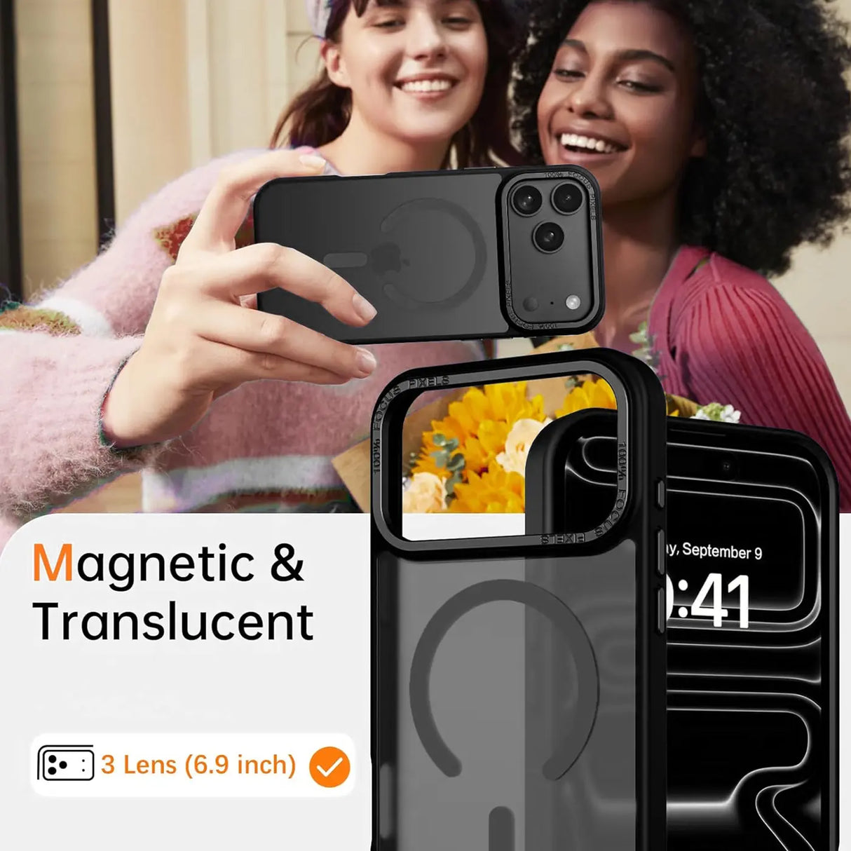 iPhone 17 Pro Hülle mit MagSafe, stoßabsorbierendem Material, erhöhtem Kameraschutz und schlankem Frame-Design in verschiedenen Farben