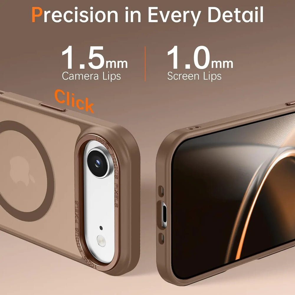 iPhone Air Hülle mit MagSafe, stoßabsorbierendem Material, erhöhtem Kameraschutz und schlankem Frame-Design in verschiedenen Farben