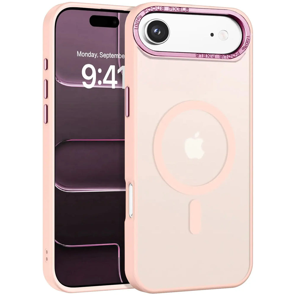 iPhone Air Hülle mit MagSafe, stoßabsorbierendem Material, erhöhtem Kameraschutz und schlankem Frame-Design in verschiedenen Farben