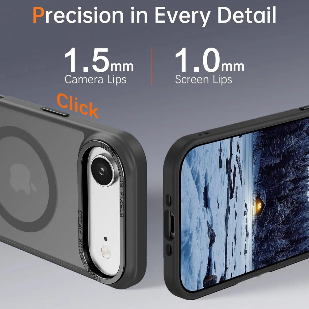 iPhone Air Hülle mit MagSafe, stoßabsorbierendem Material, erhöhtem Kameraschutz und schlankem Frame-Design in verschiedenen Farben