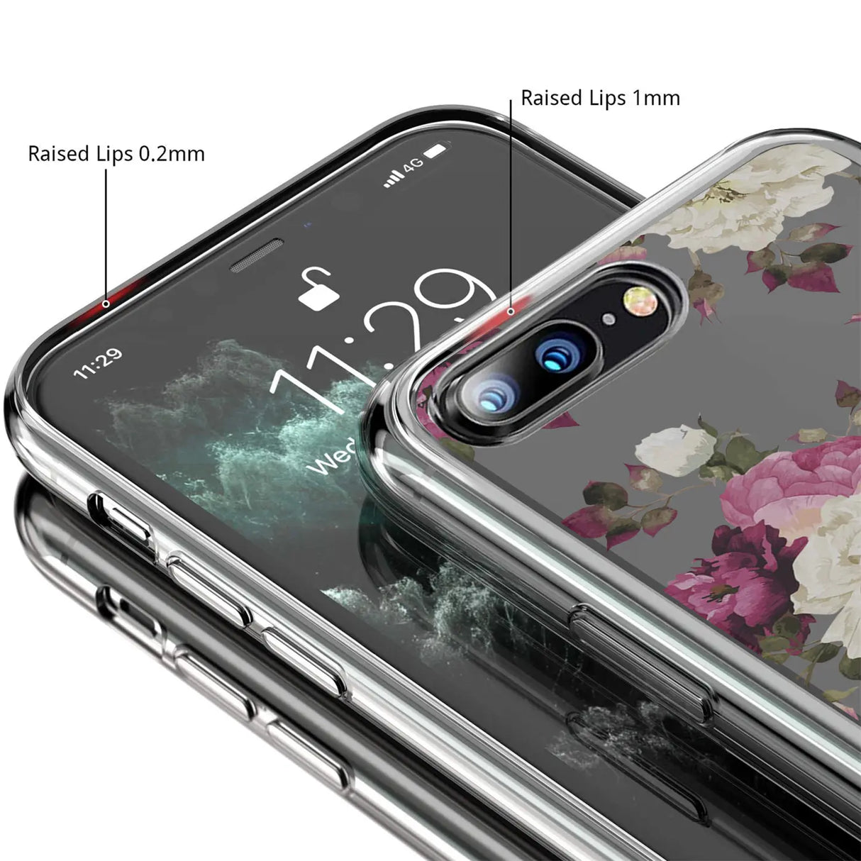 iPhone 7 Plus / 8 Plus Handyhülle mit buntem Motiv, große Auswahl