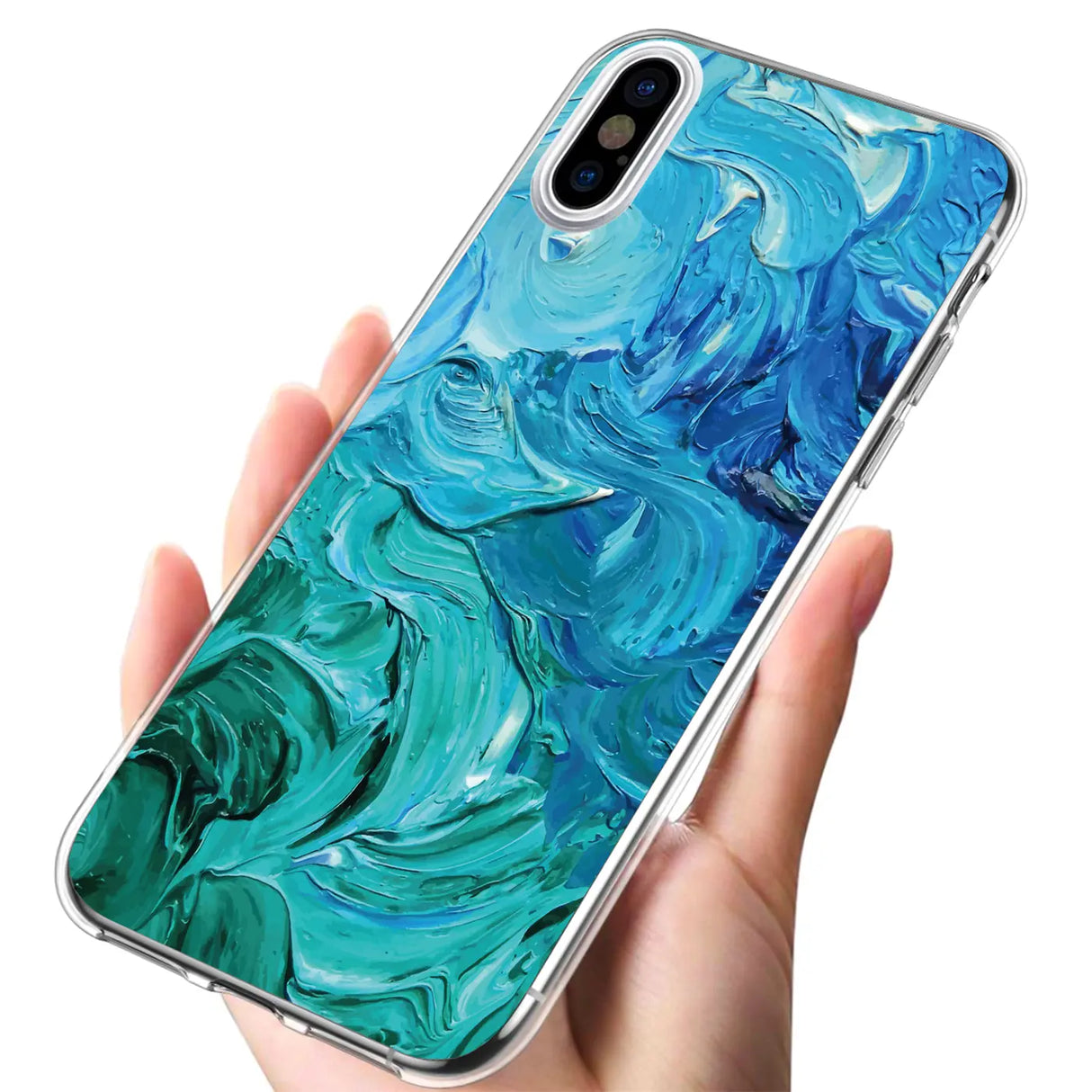 iPhone Xs Max Handyhülle mit buntem Motiv, große Auswahl