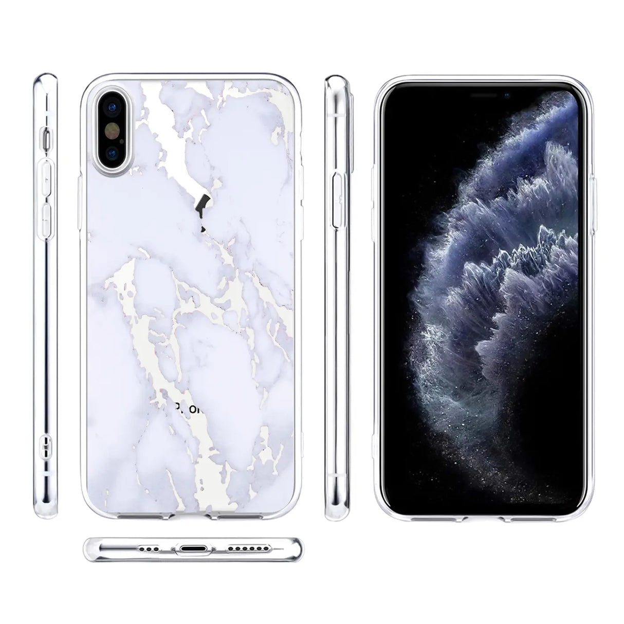 iPhone Xs Max Handyhülle mit buntem Motiv, große Auswahl
