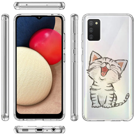 Samsung Galaxy A02s Handyhülle mit buntem Motiv, große Auswahl