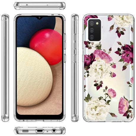 Samsung Galaxy A02s Handyhülle mit buntem Motiv, große Auswahl