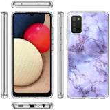 Samsung Galaxy A02s Handyhülle mit buntem Motiv, große Auswahl