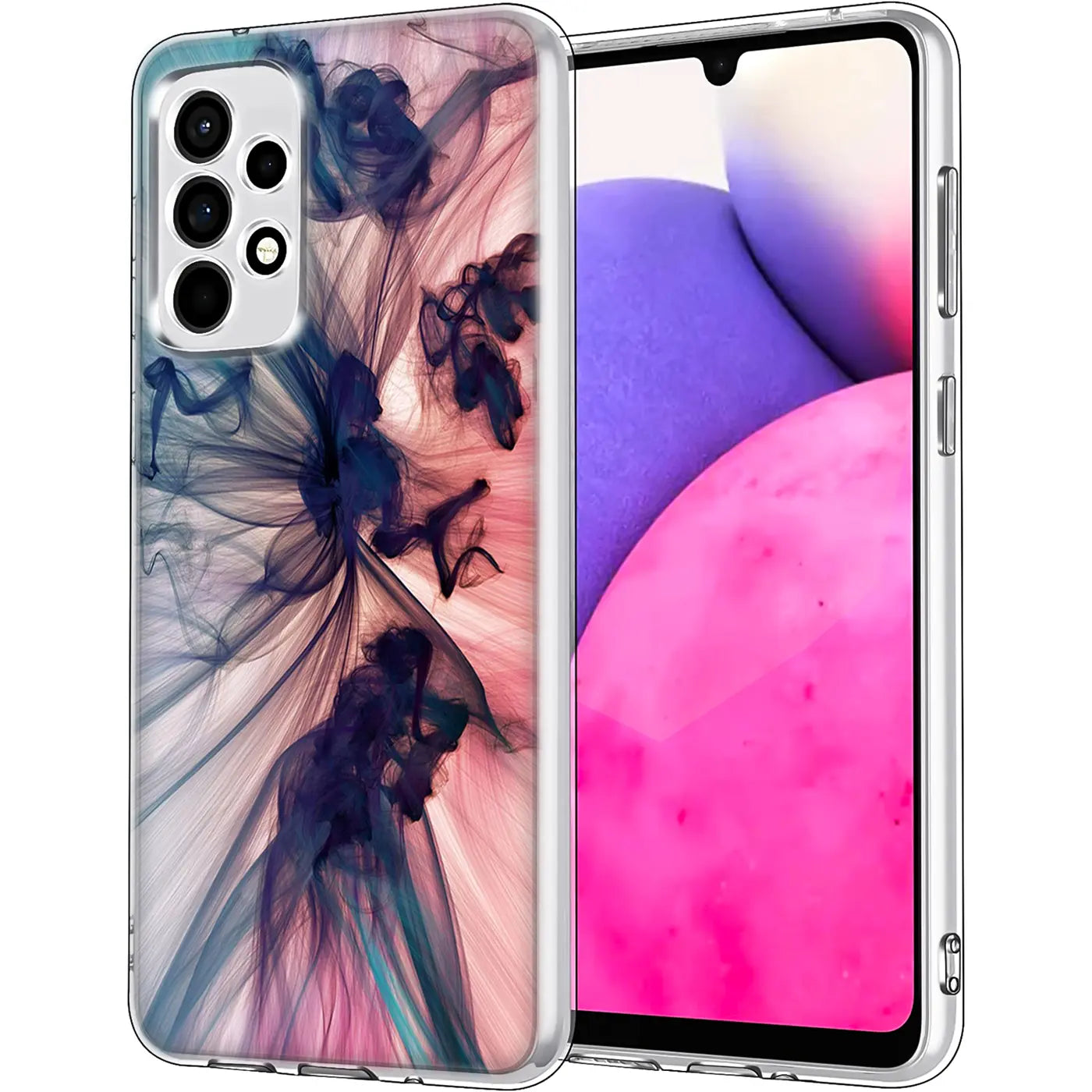 TPU Hülle mit Rauchmuster für Samsung Galaxy A33 5G, Nahaufnahme, von vorne