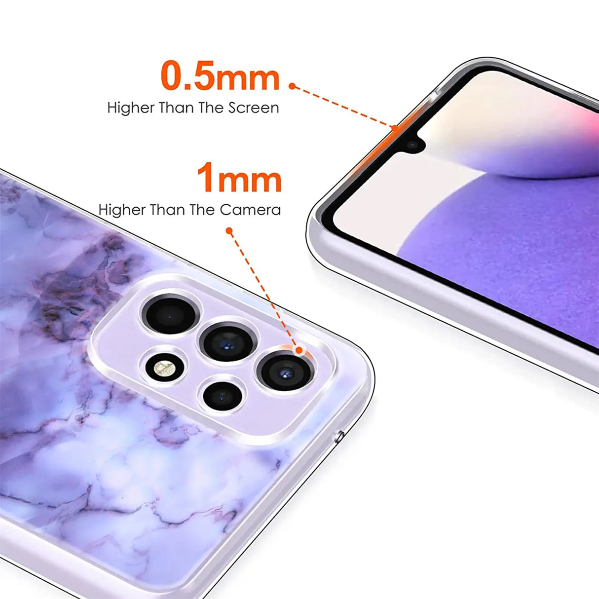 Samsung Galaxy A33 5G Handyhülle mit buntem Motiv, große Auswahl