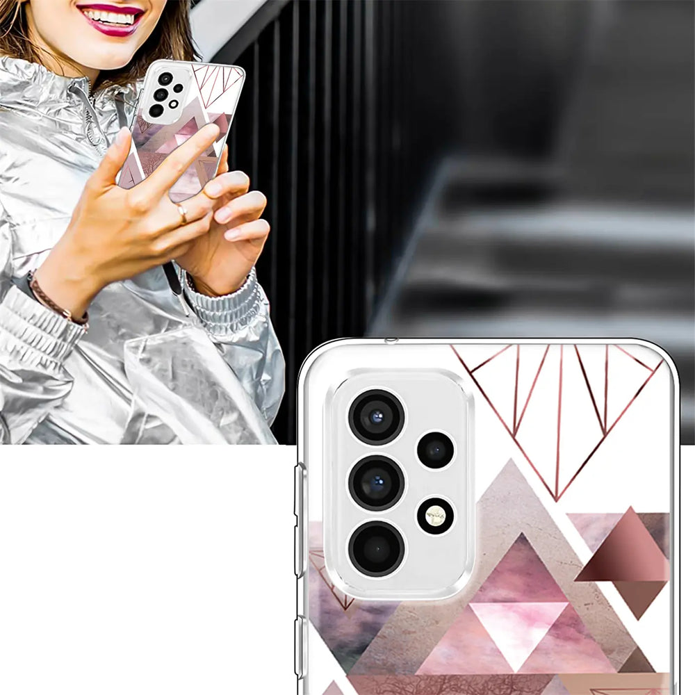 Samsung Galaxy A33 5G Handyhülle mit buntem Motiv, große Auswahl