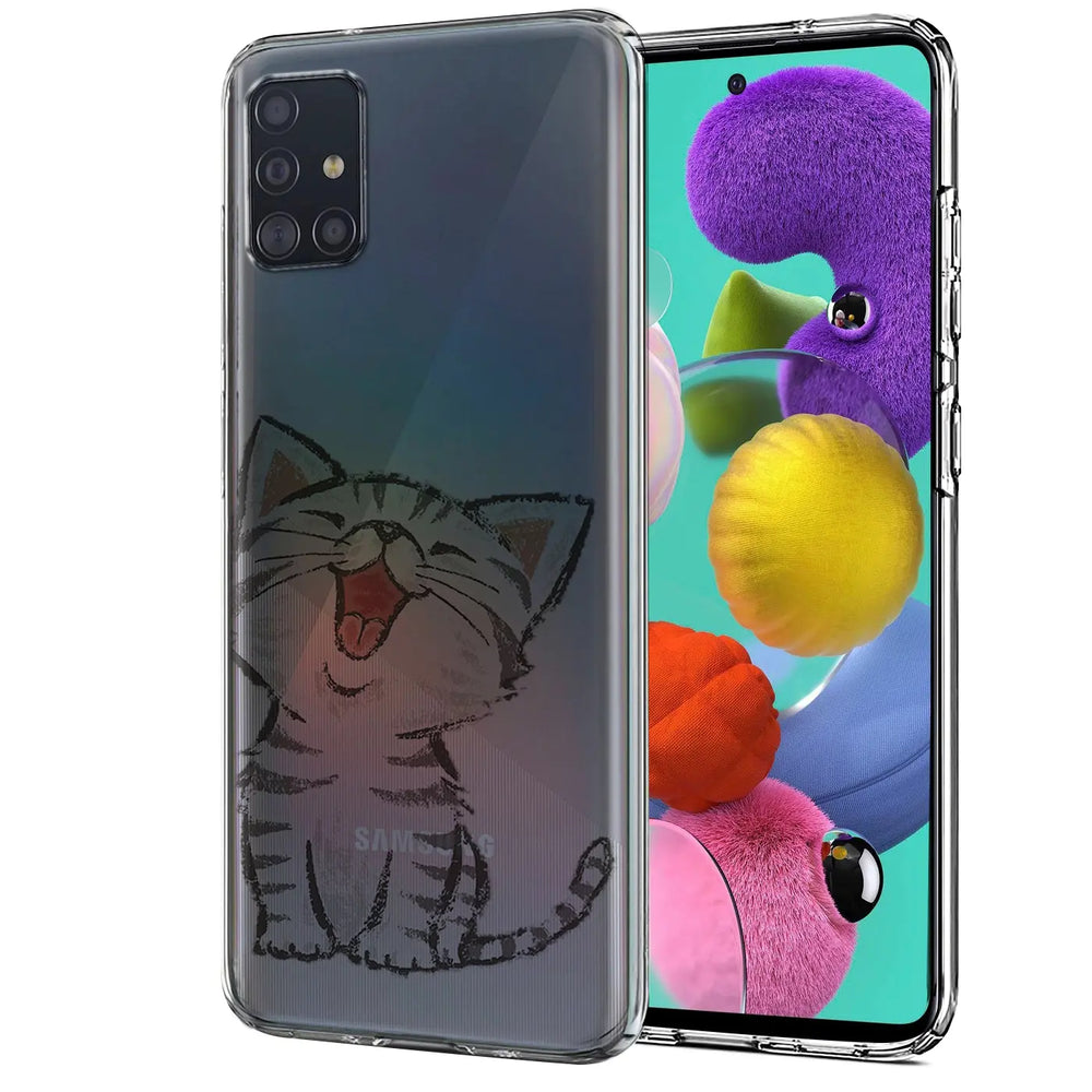 Samsung Galaxy A51 Handyhülle mit buntem Motiv, große Auswahl