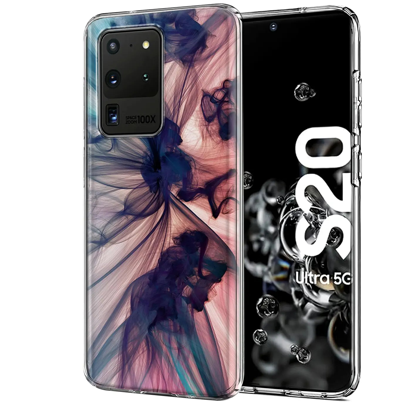 Samsung S20 Ultra Hülle, TPU, Motivdruck, Nahaufnahme, von vorne