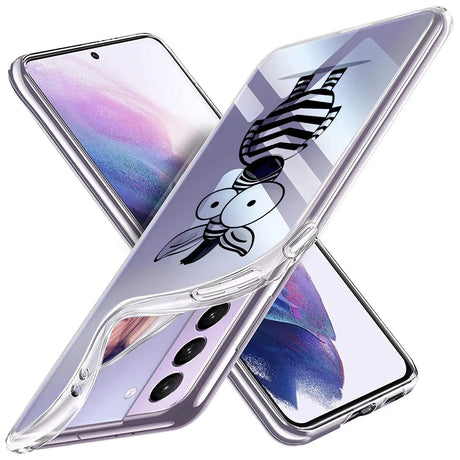 Samsung Galaxy S21 FE Handyhülle mit buntem Motiv, große Auswahl