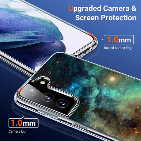 Samsung Galaxy S21 Handyhülle mit buntem Motiv, große Auswahl