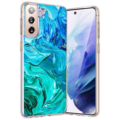 Samsung Galaxy S21 Handyhülle mit buntem Motiv, große Auswahl