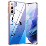 Samsung Galaxy S21 Handyhülle mit buntem Motiv, große Auswahl