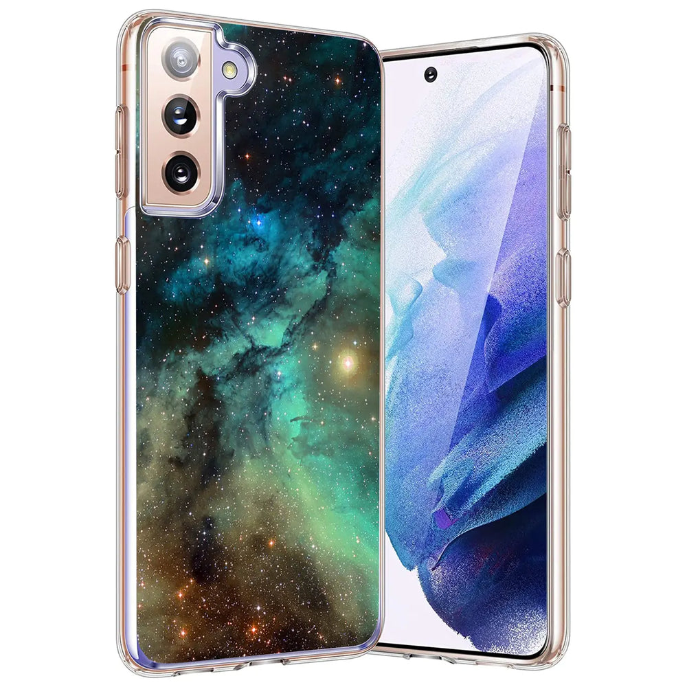 Samsung Galaxy S21 Plus Handyhülle mit buntem Motiv, große Auswahl