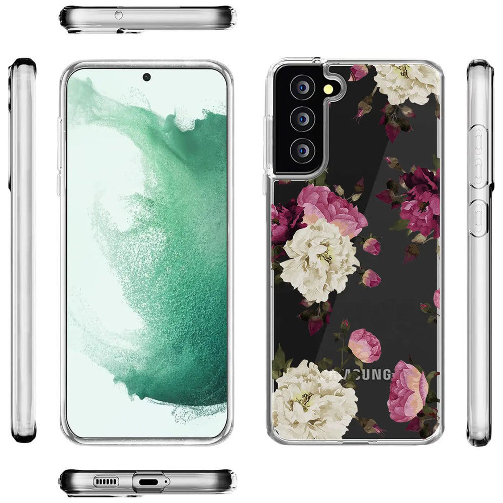 Samsung Galaxy S22 Handyhülle mit buntem Motiv, große Auswahl