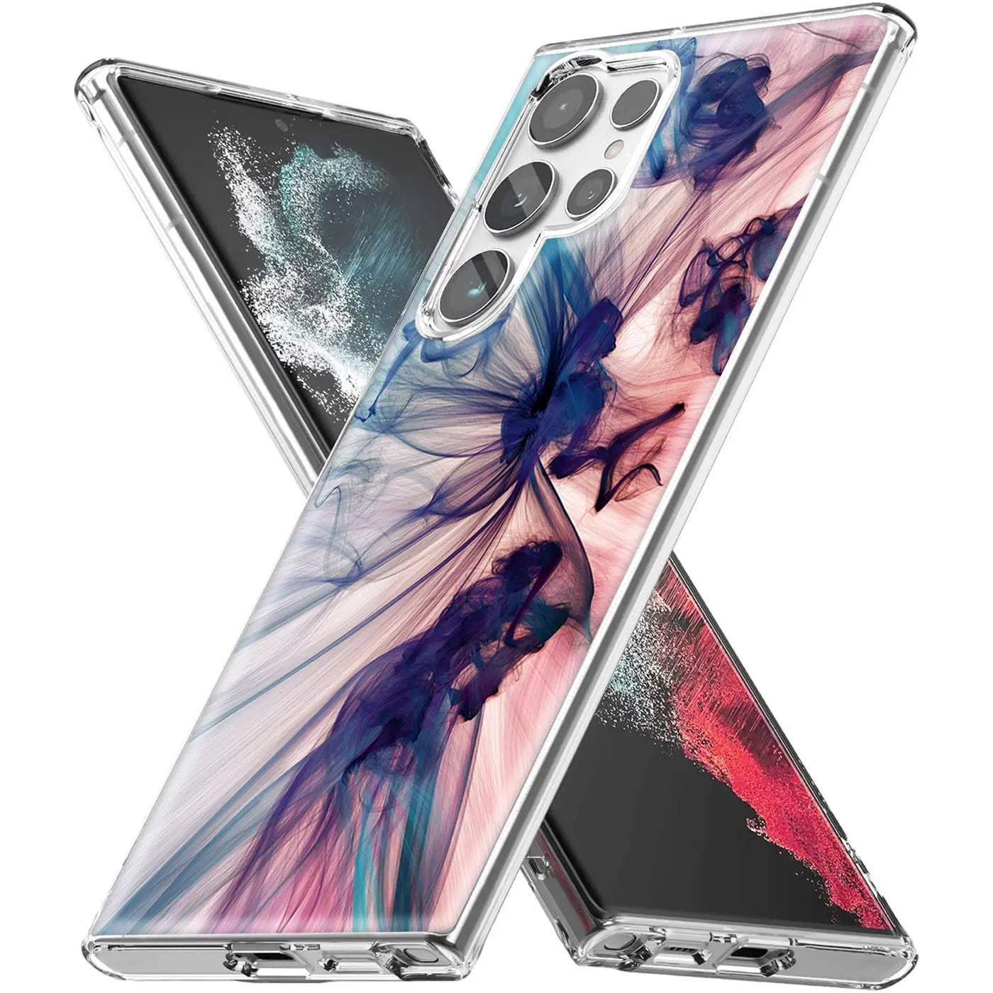 Samsung S22 Ultra TPU Hülle, Motivdruck, Nahaufnahme, von vorne