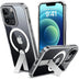 Robuste iPhone 12 / 12 Pro Hülle mit integriertem Kickstand, starkem Magnetring für MagSafe und stoßfestem Gehäuse