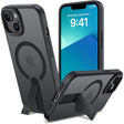 Robuste iPhone 13 / 14 Hülle mit integriertem Kickstand, starkem Magnetring für MagSafe und stoßfestem Gehäuse