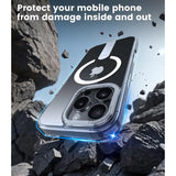 Robuste iPhone 16 Hülle mit integriertem Kickstand, starkem Magnetring für MagSafe und stoßfestem Gehäuse