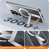 Robuste Samsung Galaxy S24 / S25 Hülle mit integriertem Kickstand, starkem Magnetring für MagSafe und stoßfestem Gehäuse