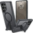 Robuste Samsung Galaxy S25 Ultra Hülle mit integriertem Kickstand, starkem Magnetring für MagSafe und stoßfestem Gehäuse