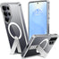 Robuste Samsung Galaxy S25 Ultra Hülle mit integriertem Kickstand, starkem Magnetring für MagSafe und stoßfestem Gehäuse
