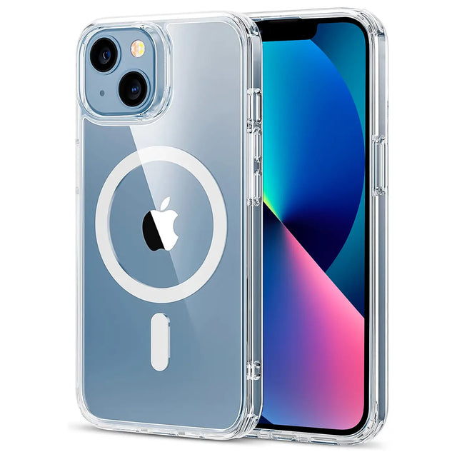 Sichere und elegante MagSafe Hülle für iPhone 13 in Transparent