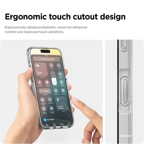 Sichere und elegante MagSafe Hülle für iPhone 16 Pro Max in Transparent