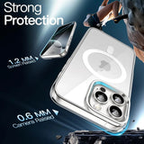 Sichere und elegante MagSafe Hülle für iPhone 16 Pro in Transparent
