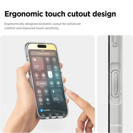 Sichere und elegante MagSafe Hülle für iPhone 16 in Transparent