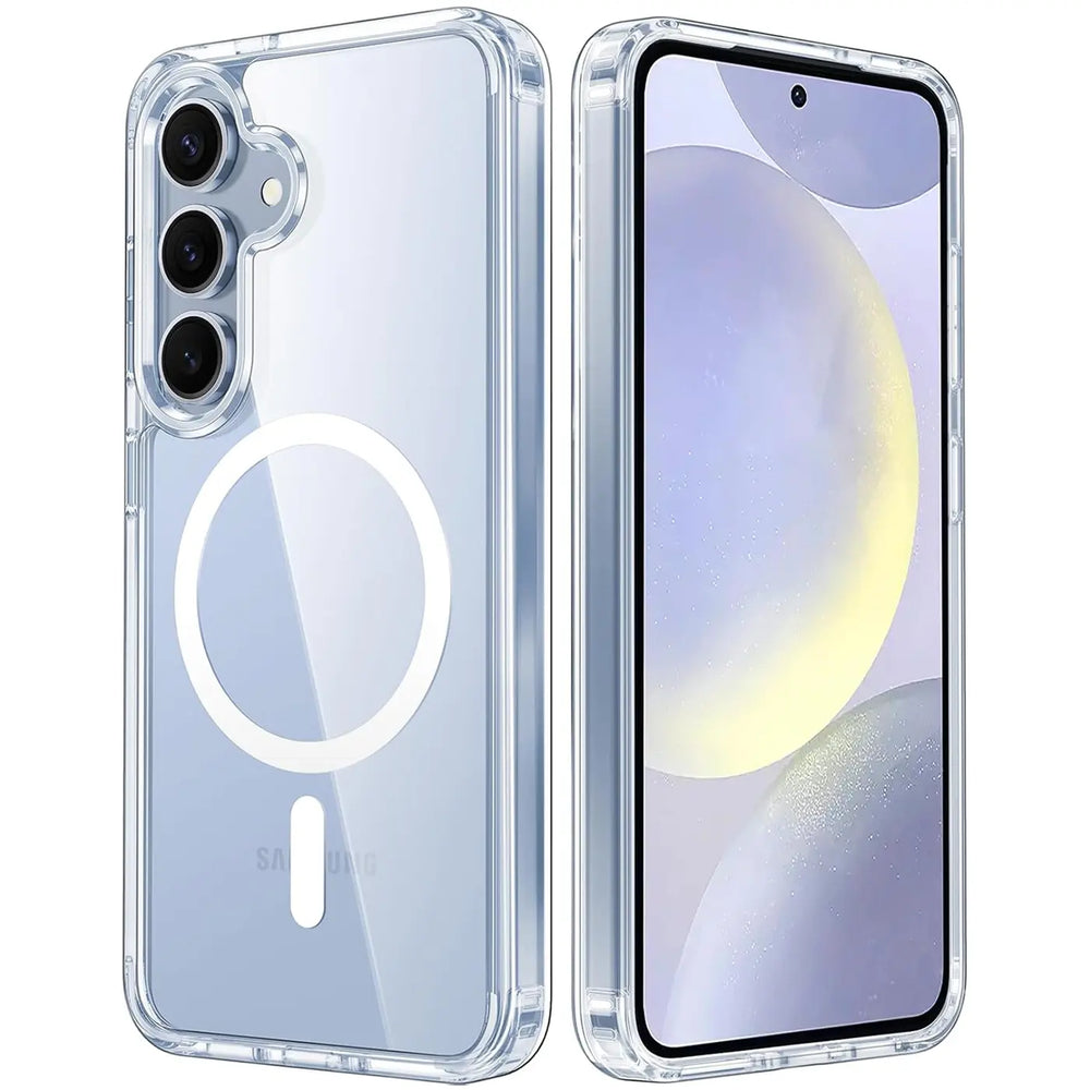 Sichere und elegante MagSafe Hülle für Samsung Galaxy S24 in Transparent