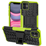 Sturzsichere, robuste Outdoor Handyhülle für iPhone 11 in Grün