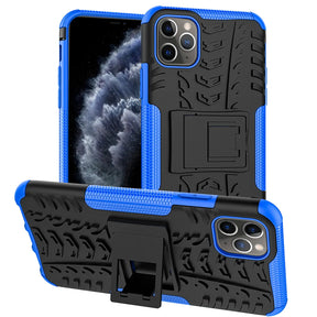 Sturzsichere, robuste Outdoor Handyhülle für iPhone 11 Pro in Blau