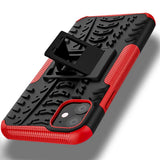 Sturzsichere, robuste Outdoor Handyhülle für iPhone 12 Mini in Rot