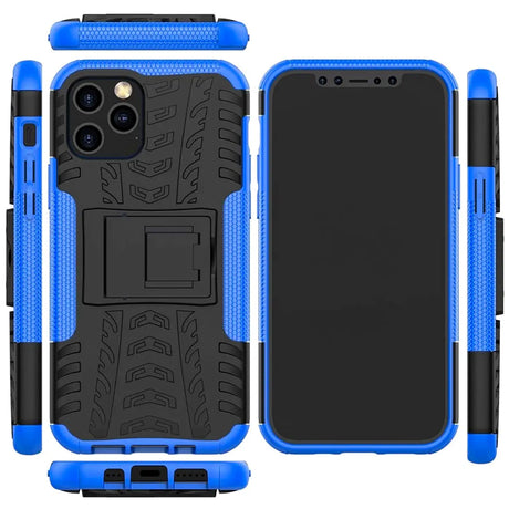 Sturzsichere, robuste Outdoor Handyhülle für iPhone 12 / 12 Pro in Blau
