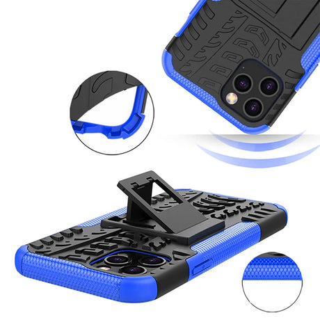 Sturzsichere, robuste Outdoor Handyhülle für iPhone 12 Pro Max in Blau