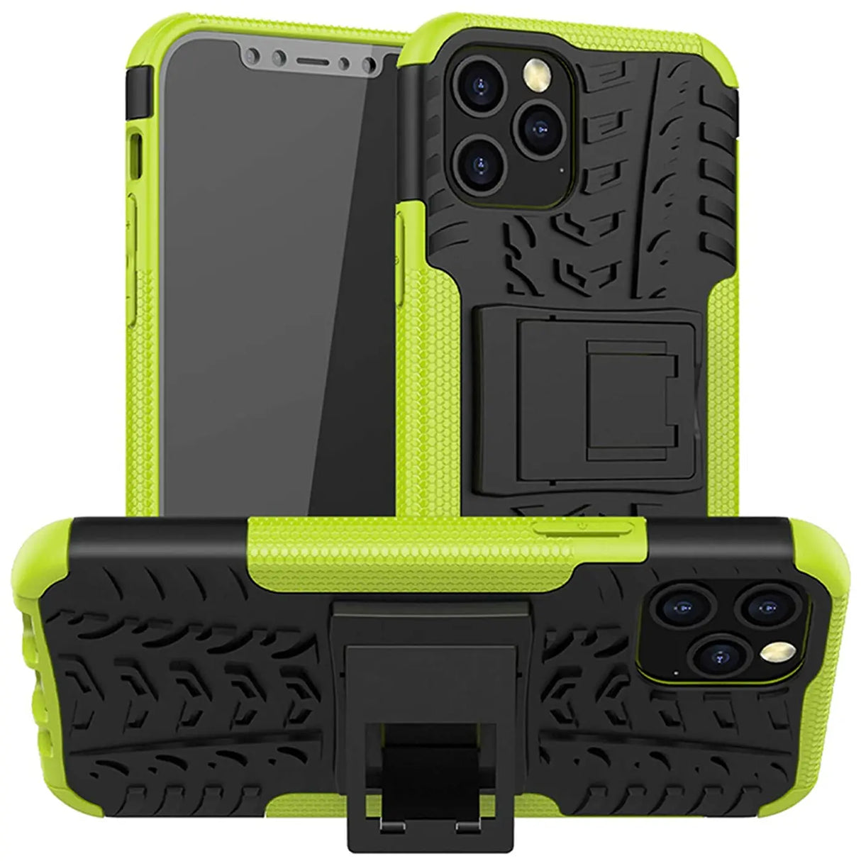 Sturzsichere, robuste Outdoor Handyhülle für iPhone 12 Pro Max in Grün