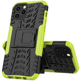 Sturzsichere, robuste Outdoor Handyhülle für iPhone 12 Pro Max in Grün