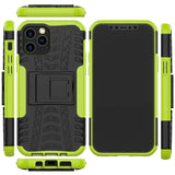 Sturzsichere, robuste Outdoor Handyhülle für iPhone 12 Pro Max in Grün