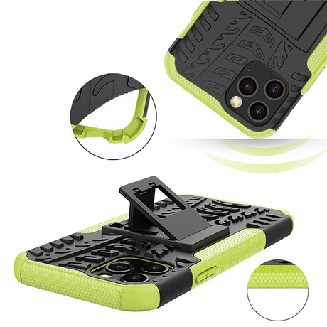 Sturzsichere, robuste Outdoor Handyhülle für iPhone 12 Pro Max in Grün