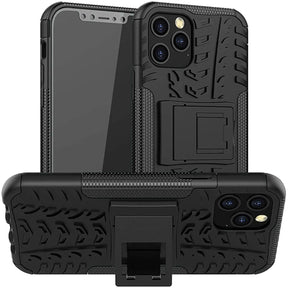 Sturzsichere, robuste Outdoor Handyhülle für iPhone 12 Pro Max in Schwarz